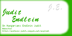 judit endlein business card